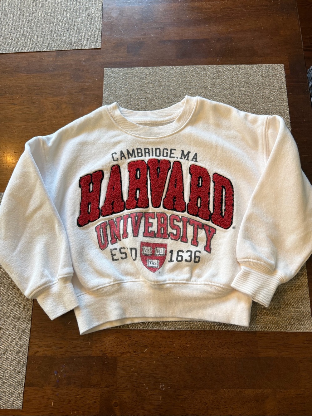 Vintage‎ Harvard Crewneck Kids Sweatshirt